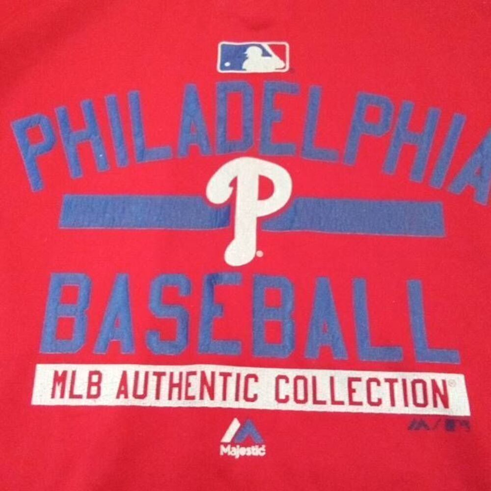 MLB Philadelphia Phillys Baseball Hoodie by Majestic, XL